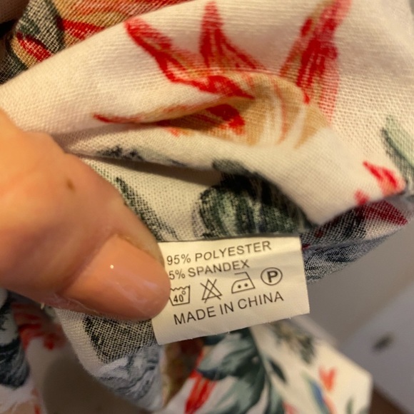 2 FOR $20 Pineapple Print Cold Shoulder Swing Dress Tropical - Picture 5 of 5